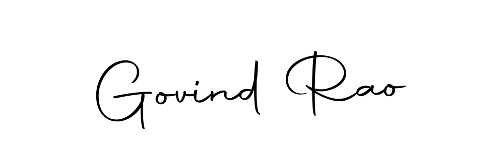 How to make Govind Rao name signature. Use Autography-DOLnW style for creating short signs online. This is the latest handwritten sign. Govind Rao signature style 10 images and pictures png