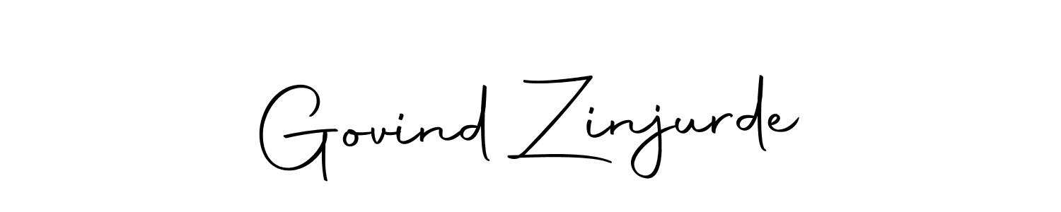 Create a beautiful signature design for name Govind Zinjurde. With this signature (Autography-DOLnW) fonts, you can make a handwritten signature for free. Govind Zinjurde signature style 10 images and pictures png