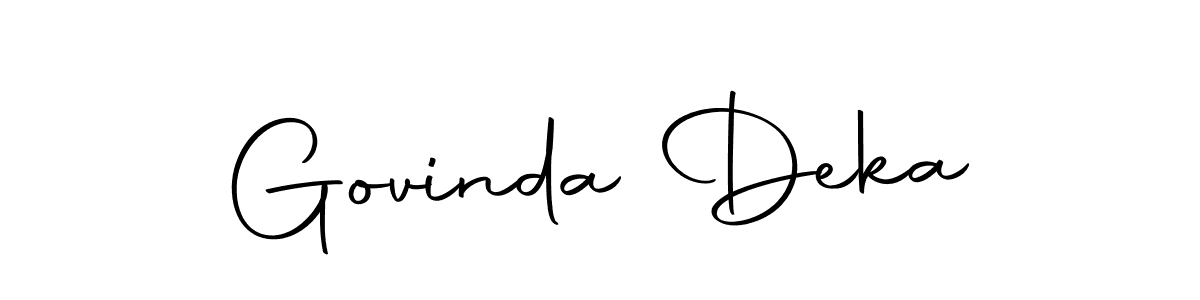 Create a beautiful signature design for name Govinda Deka. With this signature (Autography-DOLnW) fonts, you can make a handwritten signature for free. Govinda Deka signature style 10 images and pictures png