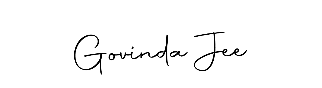 The best way (Autography-DOLnW) to make a short signature is to pick only two or three words in your name. The name Govinda Jee include a total of six letters. For converting this name. Govinda Jee signature style 10 images and pictures png