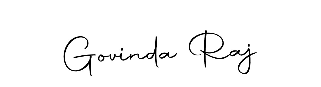 How to make Govinda Raj name signature. Use Autography-DOLnW style for creating short signs online. This is the latest handwritten sign. Govinda Raj signature style 10 images and pictures png