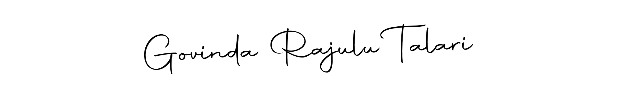 Govinda Rajulu Talari stylish signature style. Best Handwritten Sign (Autography-DOLnW) for my name. Handwritten Signature Collection Ideas for my name Govinda Rajulu Talari. Govinda Rajulu Talari signature style 10 images and pictures png
