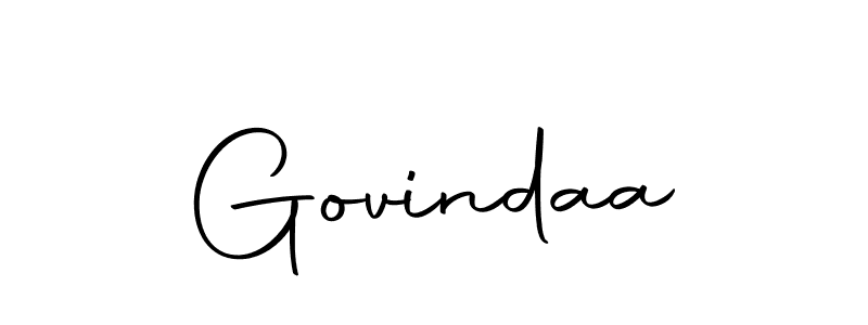 How to make Govindaa name signature. Use Autography-DOLnW style for creating short signs online. This is the latest handwritten sign. Govindaa signature style 10 images and pictures png
