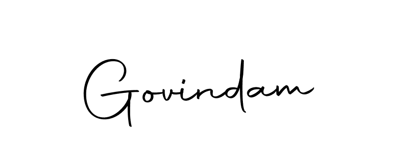 Also we have Govindam name is the best signature style. Create professional handwritten signature collection using Autography-DOLnW autograph style. Govindam signature style 10 images and pictures png