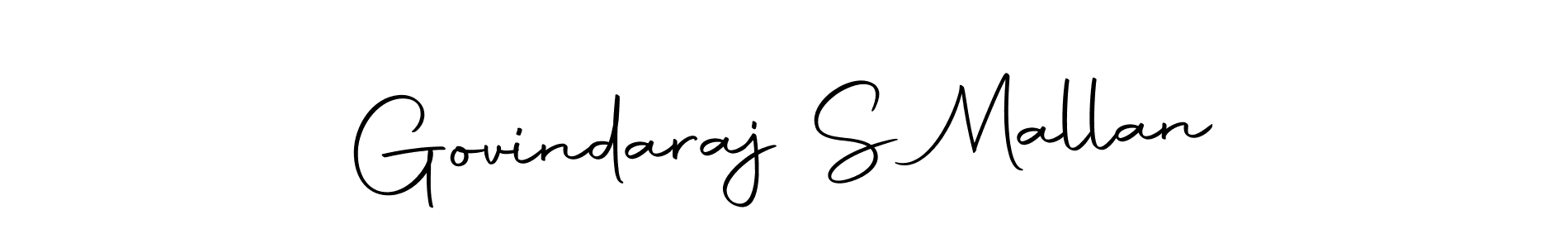 Make a beautiful signature design for name Govindaraj S Mallan. Use this online signature maker to create a handwritten signature for free. Govindaraj S Mallan signature style 10 images and pictures png