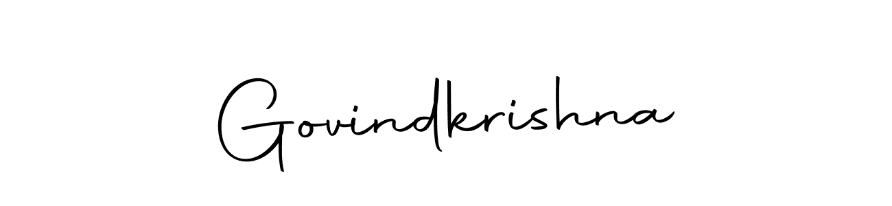 Make a beautiful signature design for name Govindkrishna. Use this online signature maker to create a handwritten signature for free. Govindkrishna signature style 10 images and pictures png