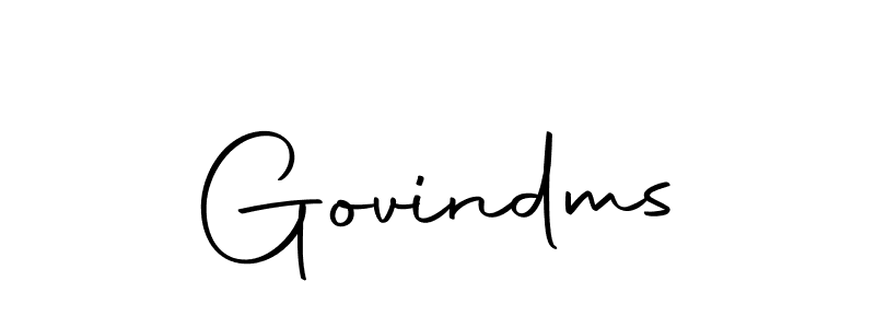 Also we have Govindms name is the best signature style. Create professional handwritten signature collection using Autography-DOLnW autograph style. Govindms signature style 10 images and pictures png