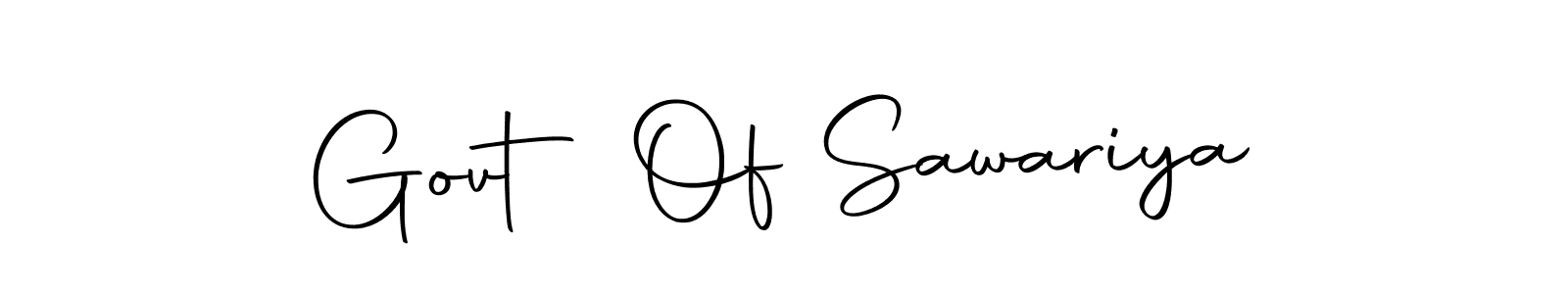 Autography-DOLnW is a professional signature style that is perfect for those who want to add a touch of class to their signature. It is also a great choice for those who want to make their signature more unique. Get Govt Of Sawariya name to fancy signature for free. Govt Of Sawariya signature style 10 images and pictures png