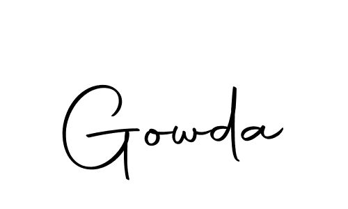 Gowda stylish signature style. Best Handwritten Sign (Autography-DOLnW) for my name. Handwritten Signature Collection Ideas for my name Gowda. Gowda signature style 10 images and pictures png