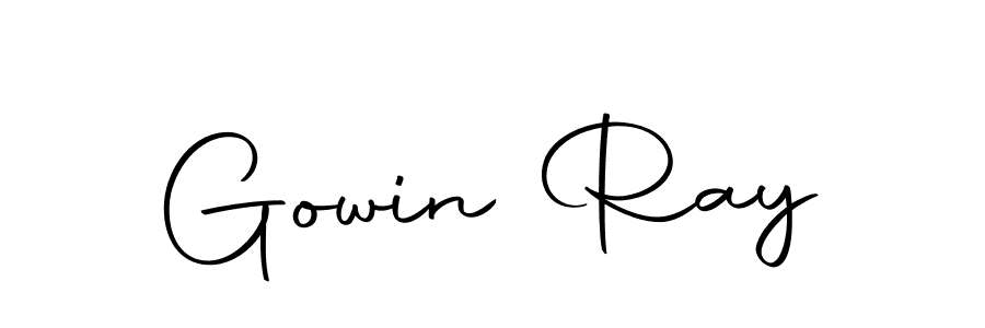 if you are searching for the best signature style for your name Gowin Ray. so please give up your signature search. here we have designed multiple signature styles  using Autography-DOLnW. Gowin Ray signature style 10 images and pictures png