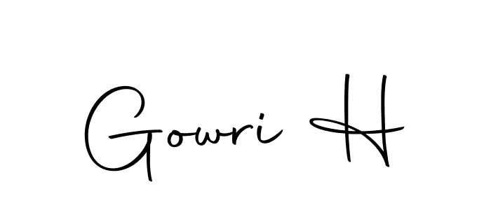 Also we have Gowri H name is the best signature style. Create professional handwritten signature collection using Autography-DOLnW autograph style. Gowri H signature style 10 images and pictures png