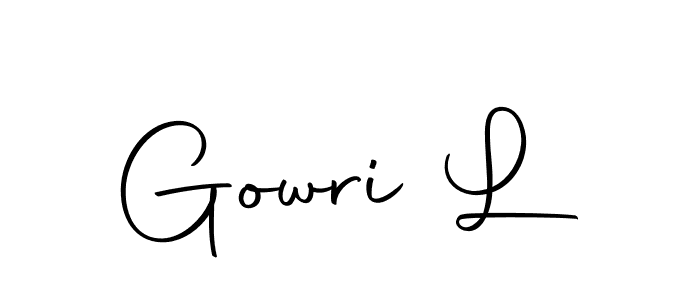 Once you've used our free online signature maker to create your best signature Autography-DOLnW style, it's time to enjoy all of the benefits that Gowri L name signing documents. Gowri L signature style 10 images and pictures png