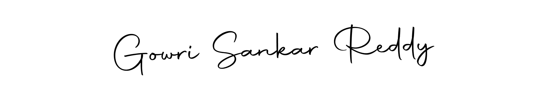 Make a beautiful signature design for name Gowri Sankar Reddy. With this signature (Autography-DOLnW) style, you can create a handwritten signature for free. Gowri Sankar Reddy signature style 10 images and pictures png