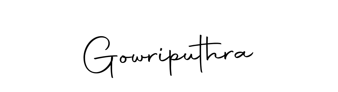 Also we have Gowriputhra name is the best signature style. Create professional handwritten signature collection using Autography-DOLnW autograph style. Gowriputhra signature style 10 images and pictures png