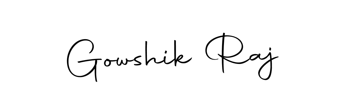 Gowshik Raj stylish signature style. Best Handwritten Sign (Autography-DOLnW) for my name. Handwritten Signature Collection Ideas for my name Gowshik Raj. Gowshik Raj signature style 10 images and pictures png