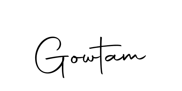 Gowtam stylish signature style. Best Handwritten Sign (Autography-DOLnW) for my name. Handwritten Signature Collection Ideas for my name Gowtam. Gowtam signature style 10 images and pictures png