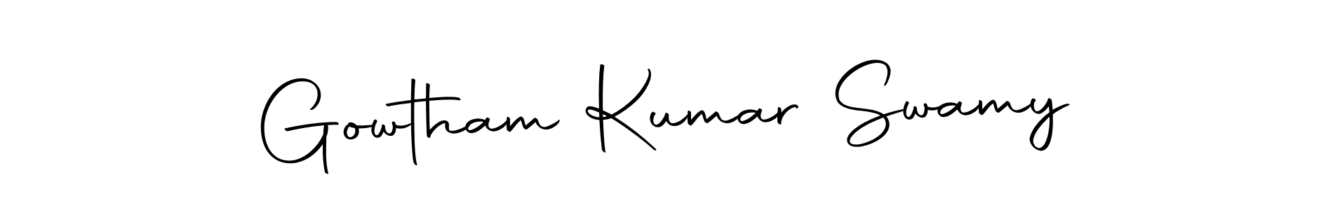 You should practise on your own different ways (Autography-DOLnW) to write your name (Gowtham Kumar Swamy) in signature. don't let someone else do it for you. Gowtham Kumar Swamy signature style 10 images and pictures png