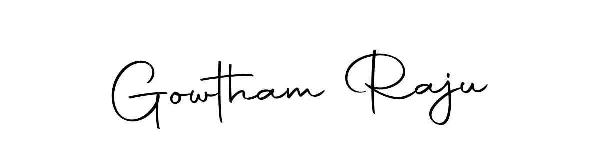 The best way (Autography-DOLnW) to make a short signature is to pick only two or three words in your name. The name Gowtham Raju include a total of six letters. For converting this name. Gowtham Raju signature style 10 images and pictures png
