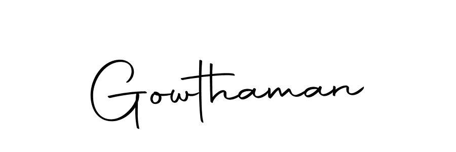 Gowthaman stylish signature style. Best Handwritten Sign (Autography-DOLnW) for my name. Handwritten Signature Collection Ideas for my name Gowthaman. Gowthaman signature style 10 images and pictures png