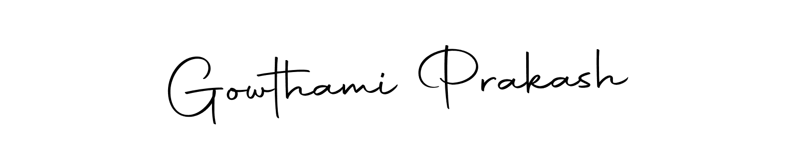 Autography-DOLnW is a professional signature style that is perfect for those who want to add a touch of class to their signature. It is also a great choice for those who want to make their signature more unique. Get Gowthami Prakash name to fancy signature for free. Gowthami Prakash signature style 10 images and pictures png