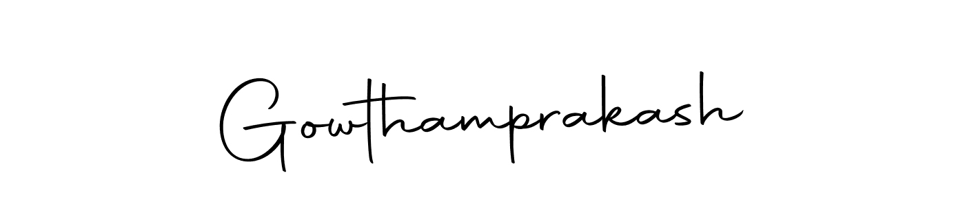 Autography-DOLnW is a professional signature style that is perfect for those who want to add a touch of class to their signature. It is also a great choice for those who want to make their signature more unique. Get Gowthamprakash name to fancy signature for free. Gowthamprakash signature style 10 images and pictures png
