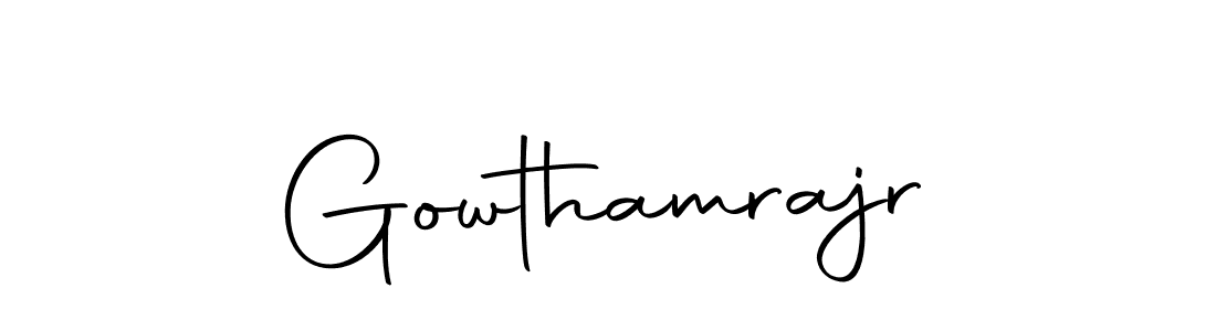 Make a beautiful signature design for name Gowthamrajr. With this signature (Autography-DOLnW) style, you can create a handwritten signature for free. Gowthamrajr signature style 10 images and pictures png