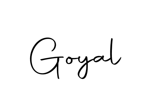 Create a beautiful signature design for name Goyal. With this signature (Autography-DOLnW) fonts, you can make a handwritten signature for free. Goyal signature style 10 images and pictures png