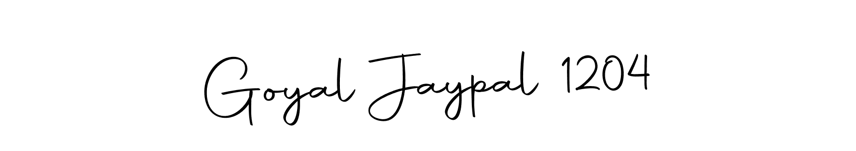 Create a beautiful signature design for name Goyal Jaypal 1204. With this signature (Autography-DOLnW) fonts, you can make a handwritten signature for free. Goyal Jaypal 1204 signature style 10 images and pictures png