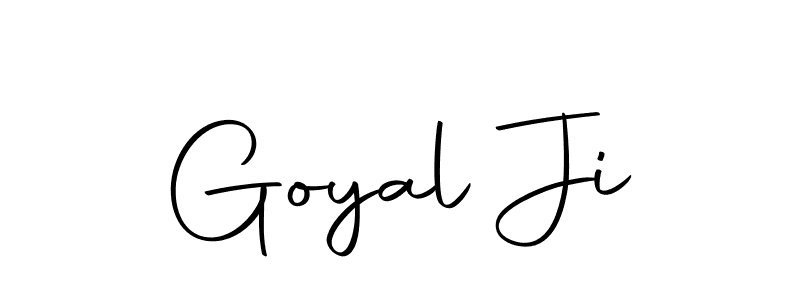 How to make Goyal Ji name signature. Use Autography-DOLnW style for creating short signs online. This is the latest handwritten sign. Goyal Ji signature style 10 images and pictures png