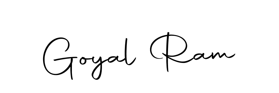 Create a beautiful signature design for name Goyal Ram. With this signature (Autography-DOLnW) fonts, you can make a handwritten signature for free. Goyal Ram signature style 10 images and pictures png
