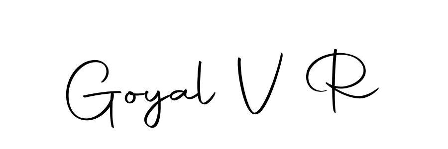 Here are the top 10 professional signature styles for the name Goyal V R. These are the best autograph styles you can use for your name. Goyal V R signature style 10 images and pictures png