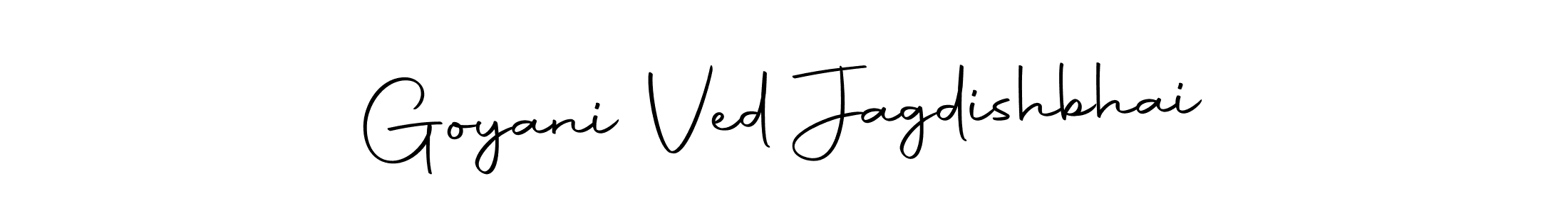 You can use this online signature creator to create a handwritten signature for the name Goyani Ved Jagdishbhai. This is the best online autograph maker. Goyani Ved Jagdishbhai signature style 10 images and pictures png