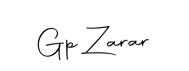 How to make Gp Zarar name signature. Use Autography-DOLnW style for creating short signs online. This is the latest handwritten sign. Gp Zarar signature style 10 images and pictures png