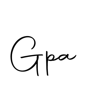 Also we have Gpa name is the best signature style. Create professional handwritten signature collection using Autography-DOLnW autograph style. Gpa signature style 10 images and pictures png