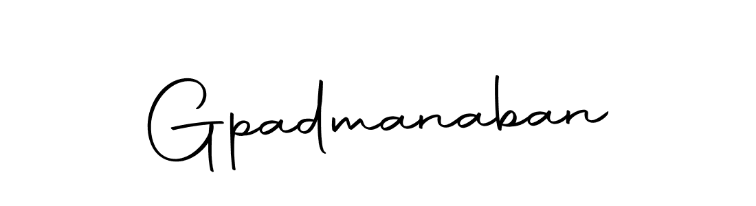The best way (Autography-DOLnW) to make a short signature is to pick only two or three words in your name. The name Gpadmanaban include a total of six letters. For converting this name. Gpadmanaban signature style 10 images and pictures png