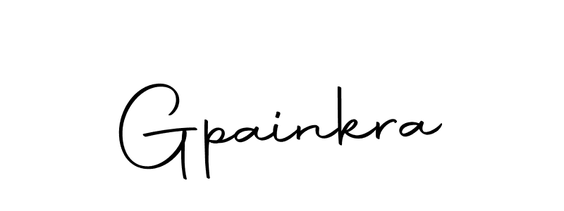 How to make Gpainkra signature? Autography-DOLnW is a professional autograph style. Create handwritten signature for Gpainkra name. Gpainkra signature style 10 images and pictures png