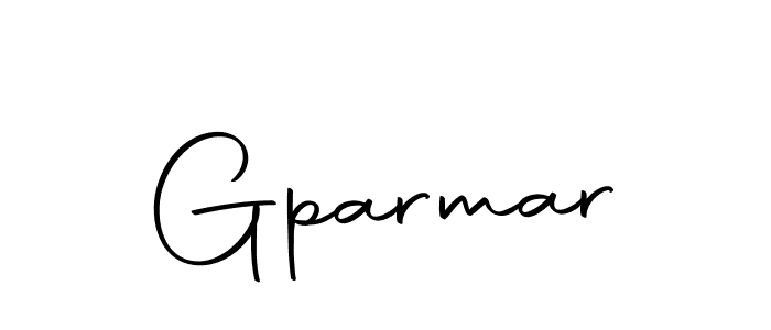 Design your own signature with our free online signature maker. With this signature software, you can create a handwritten (Autography-DOLnW) signature for name Gparmar. Gparmar signature style 10 images and pictures png