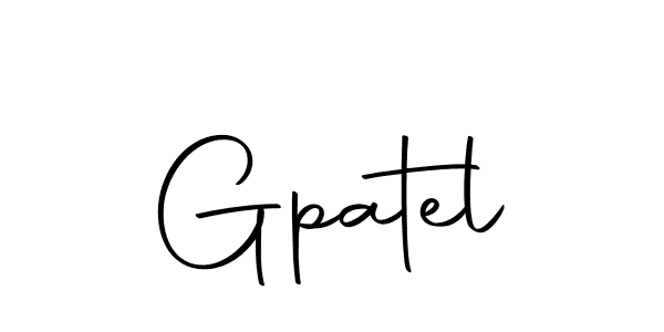 Make a beautiful signature design for name Gpatel. Use this online signature maker to create a handwritten signature for free. Gpatel signature style 10 images and pictures png