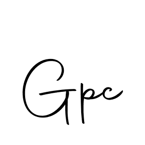 The best way (Autography-DOLnW) to make a short signature is to pick only two or three words in your name. The name Gpc include a total of six letters. For converting this name. Gpc signature style 10 images and pictures png