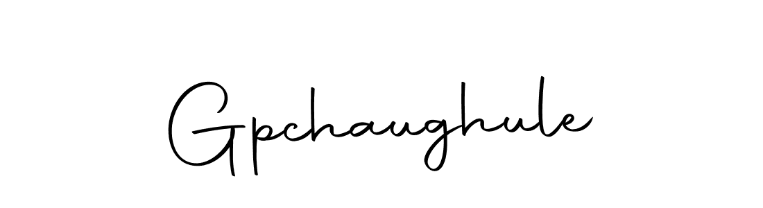 Make a beautiful signature design for name Gpchaughule. With this signature (Autography-DOLnW) style, you can create a handwritten signature for free. Gpchaughule signature style 10 images and pictures png