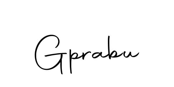 Create a beautiful signature design for name Gprabu. With this signature (Autography-DOLnW) fonts, you can make a handwritten signature for free. Gprabu signature style 10 images and pictures png