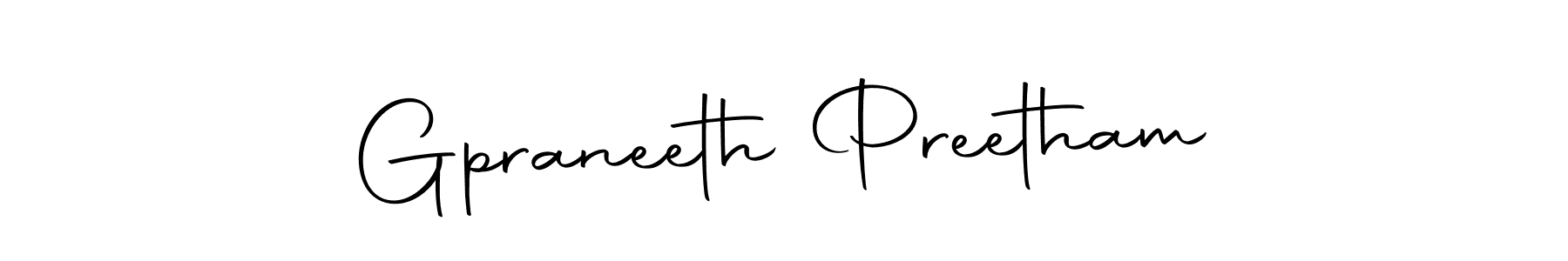 Here are the top 10 professional signature styles for the name Gpraneeth Preetham. These are the best autograph styles you can use for your name. Gpraneeth Preetham signature style 10 images and pictures png