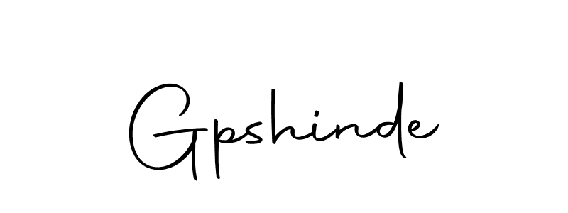You should practise on your own different ways (Autography-DOLnW) to write your name (Gpshinde) in signature. don't let someone else do it for you. Gpshinde signature style 10 images and pictures png