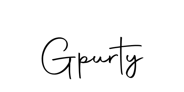 You should practise on your own different ways (Autography-DOLnW) to write your name (Gpurty) in signature. don't let someone else do it for you. Gpurty signature style 10 images and pictures png