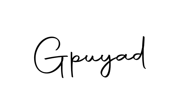 You can use this online signature creator to create a handwritten signature for the name Gpuyad. This is the best online autograph maker. Gpuyad signature style 10 images and pictures png