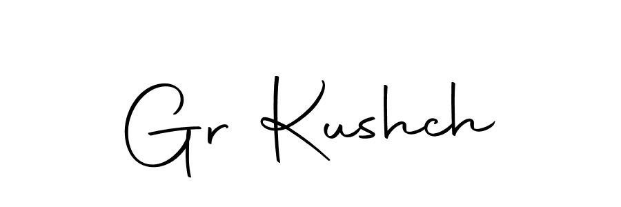 Make a beautiful signature design for name Gr Kushch. With this signature (Autography-DOLnW) style, you can create a handwritten signature for free. Gr Kushch signature style 10 images and pictures png