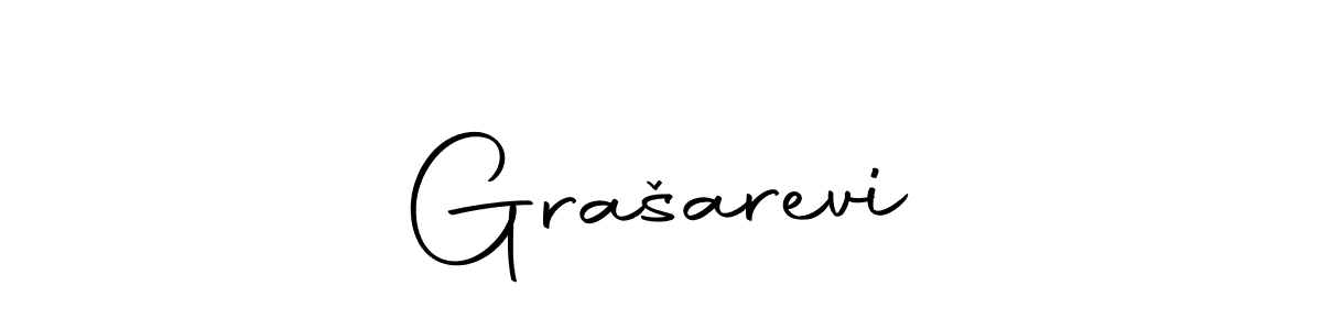 Grašarević stylish signature style. Best Handwritten Sign (Autography-DOLnW) for my name. Handwritten Signature Collection Ideas for my name Grašarević. Grašarević signature style 10 images and pictures png