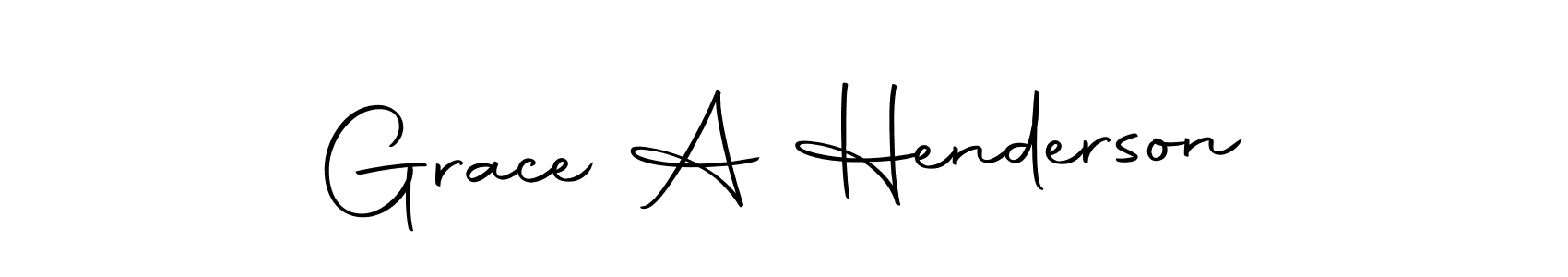 Design your own signature with our free online signature maker. With this signature software, you can create a handwritten (Autography-DOLnW) signature for name Grace A Henderson. Grace A Henderson signature style 10 images and pictures png