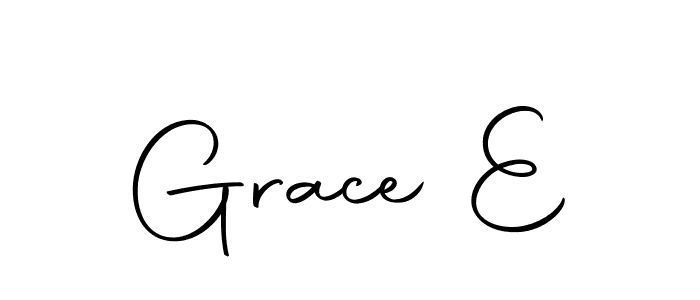 if you are searching for the best signature style for your name Grace E. so please give up your signature search. here we have designed multiple signature styles  using Autography-DOLnW. Grace E signature style 10 images and pictures png