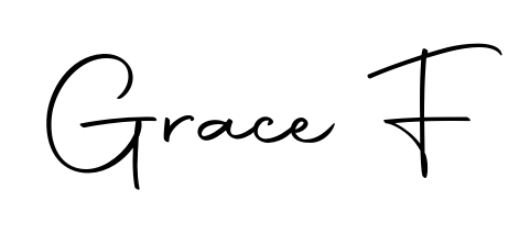 You should practise on your own different ways (Autography-DOLnW) to write your name (Grace F) in signature. Don't let someone else do it for you. Grace F signature style 10 images and pictures png